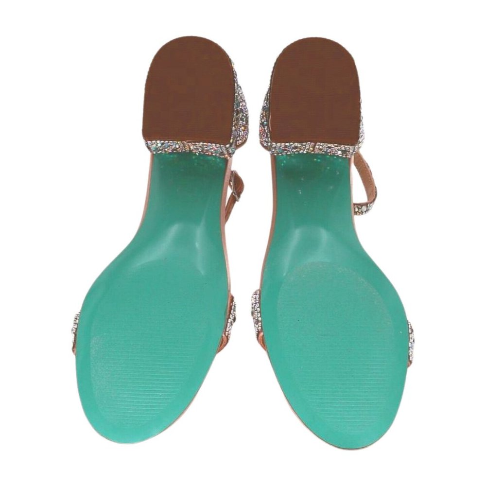 Betsey Johnson Blue Womens Mari Heeled Sandal, Champagne, Size 7 - Picture 3 of 8